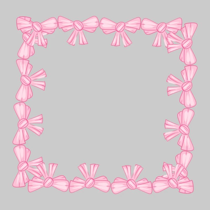 frame square square loop pink
