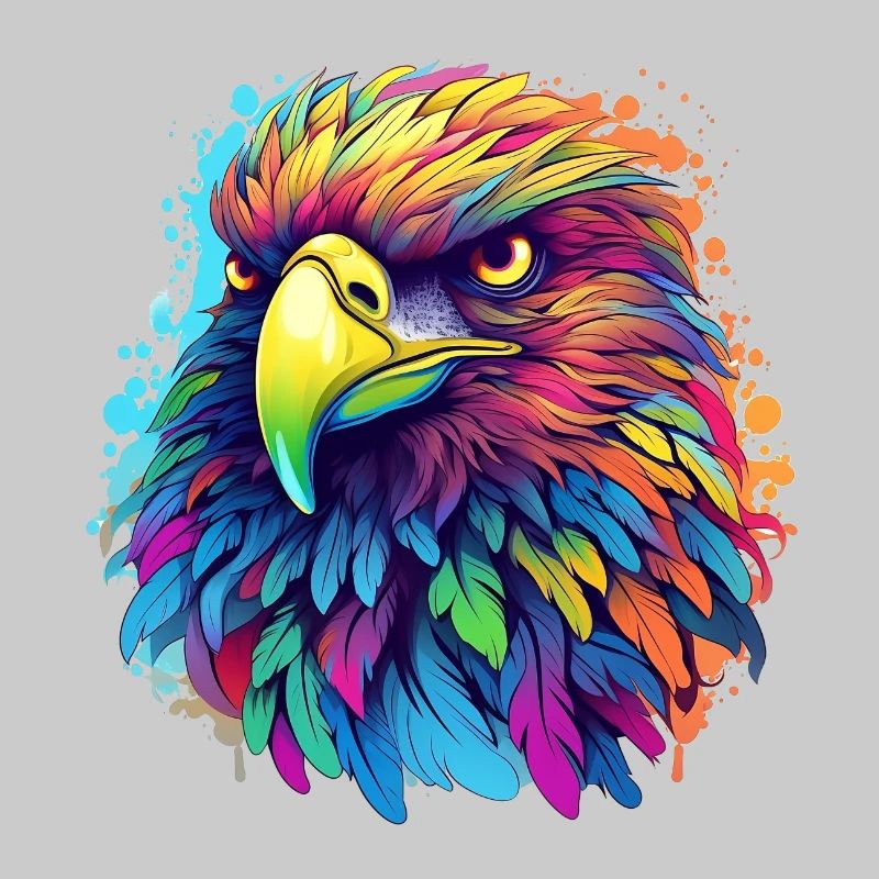Aigle de profil