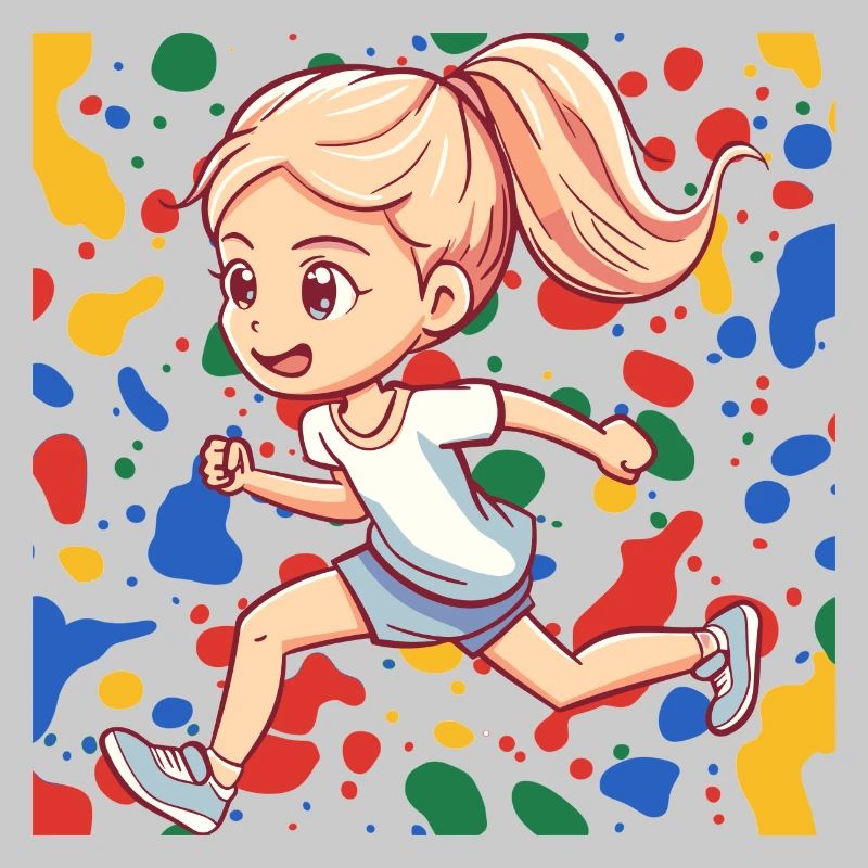 Coureur de sprint en cours d'exécution