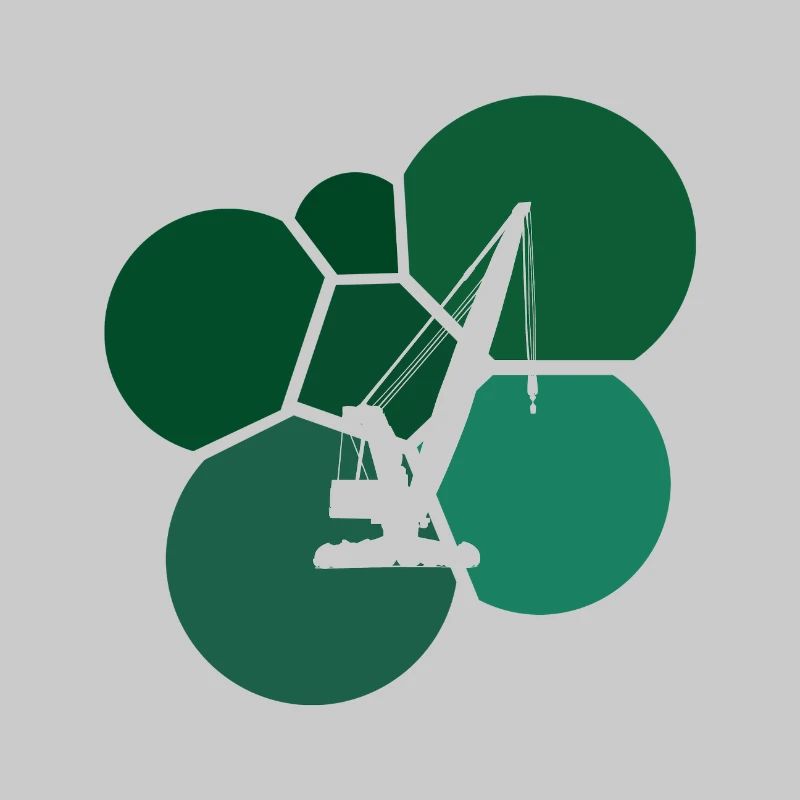 Construction de maisons de constructeur de grues