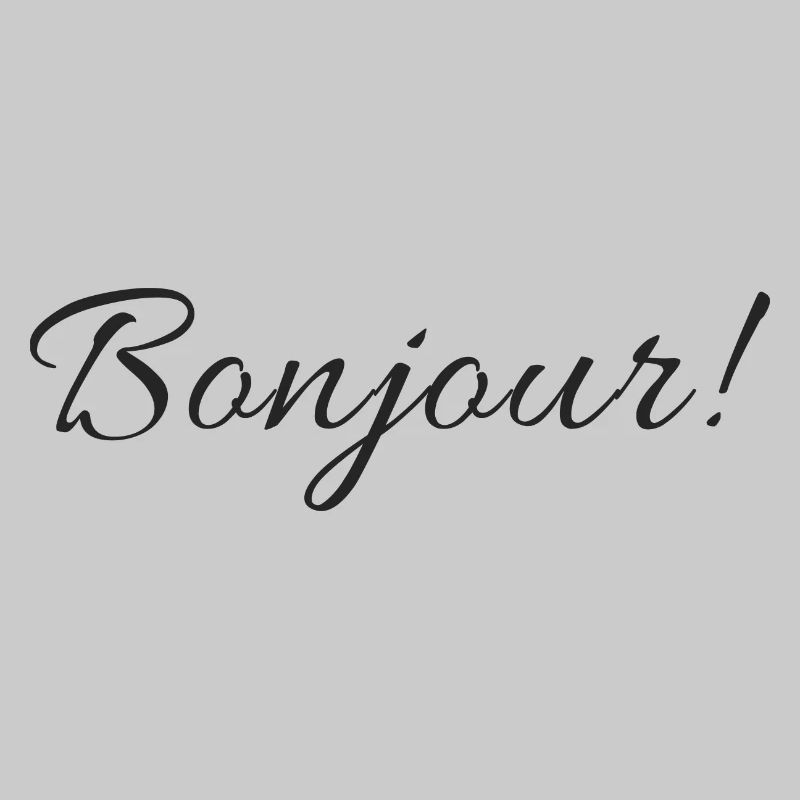 Conception de texte Bonjour