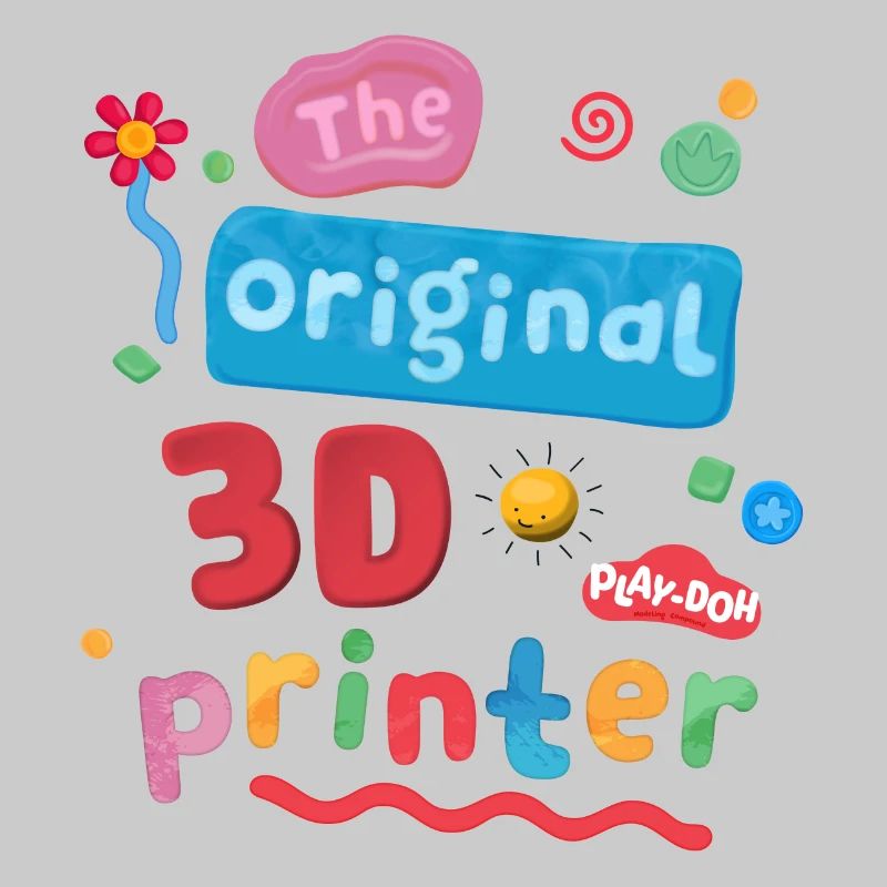 Play-Doh Knete, Der Originale 3D-Drucker