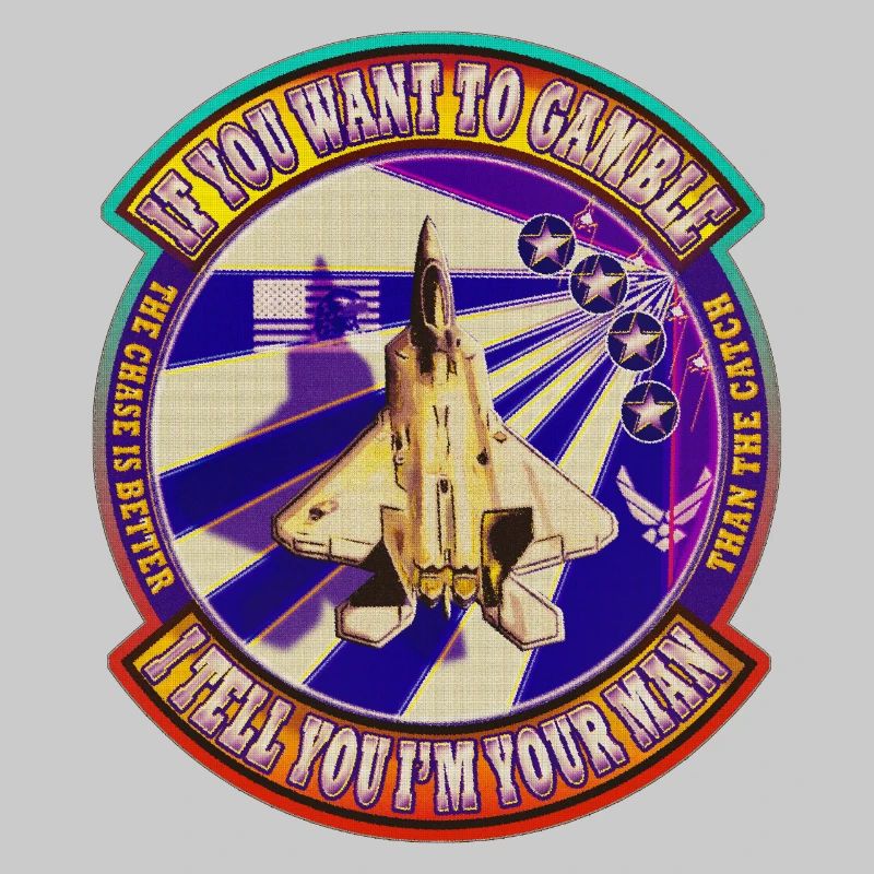 Gamble and Chase Patch - Look Us Air Force