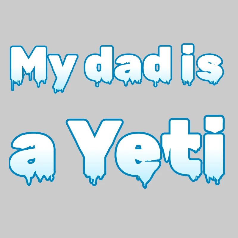 "Mein Vater ist ein Yeti" | Eis-Design