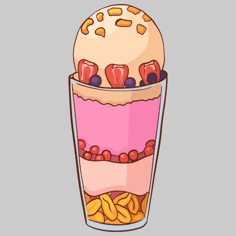 Eis Speiseeis Eiskrem Eiscreme Kugeleis Eisbecher