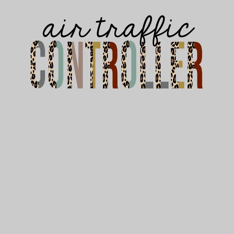 Air Traffic Controller Leopard Print Funny