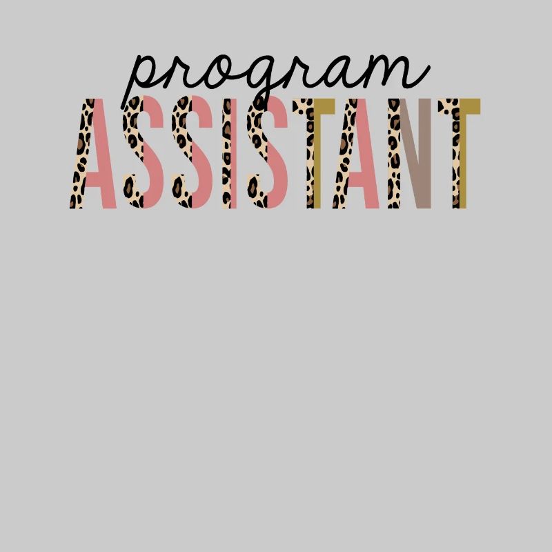 Assistant de programme Leopard Print Funny