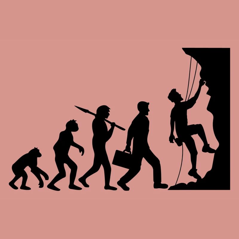 évolution évolution née raide paroi monte