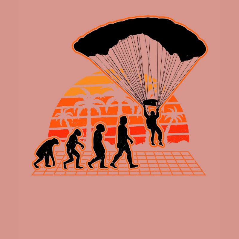 Fallschirmspringer Evolution Sunset Fallmschirm