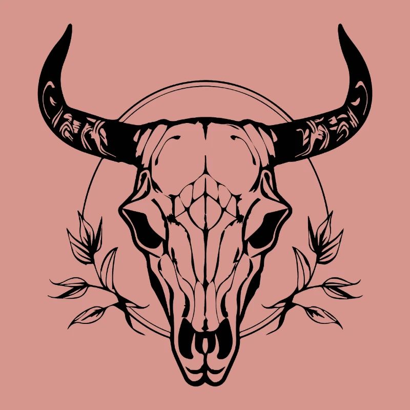 Cow Skull Boho