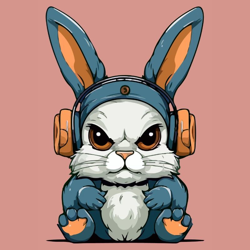 Grump the grumpy rabbit
