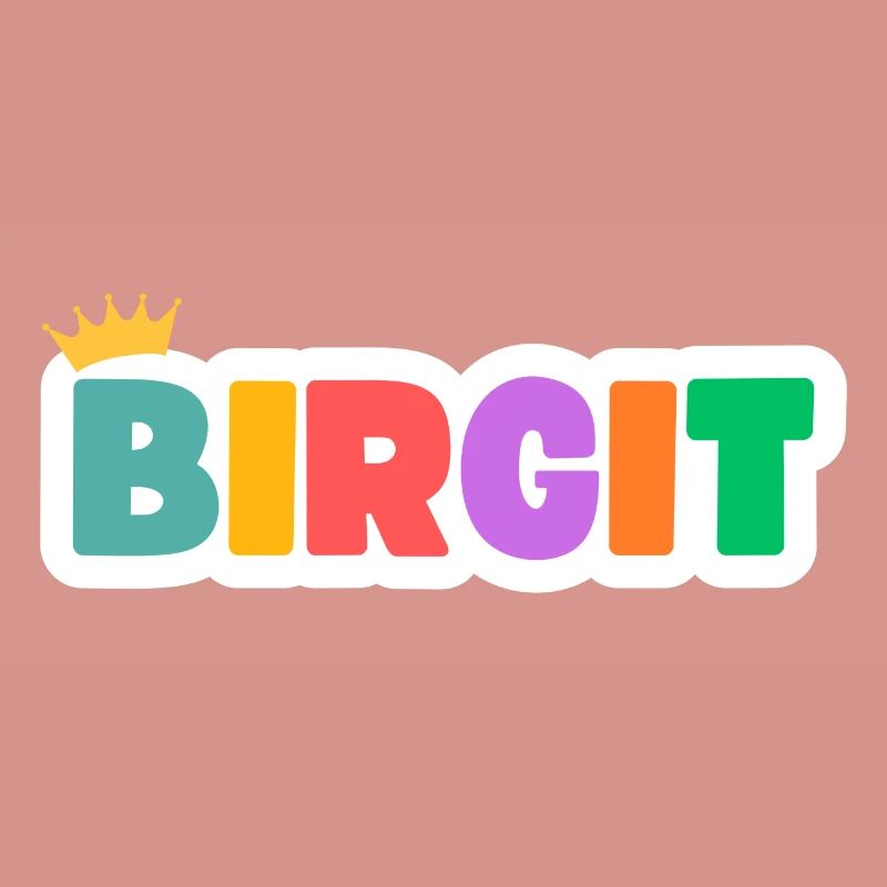 Birgit! Personnalisable