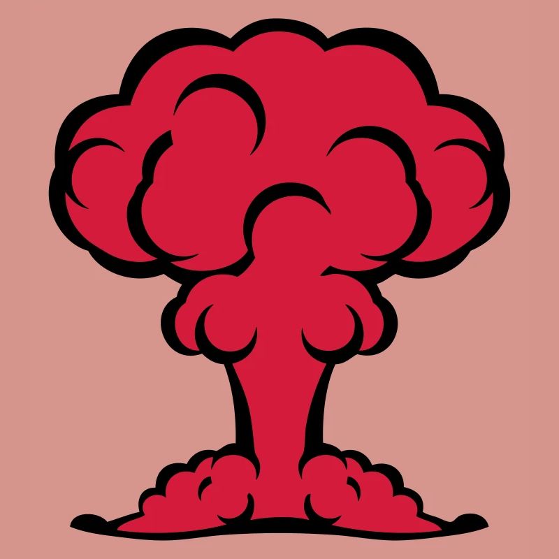 champignon nucleaire atomique bombe explosion