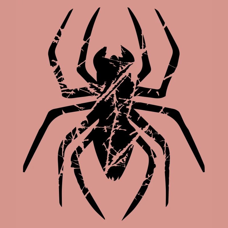 scheuren krassen spider logo ontwerp walgelijke horror hal