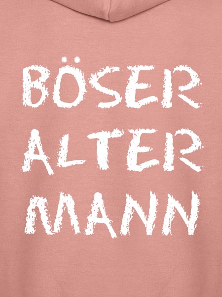 Böser alter Mann - Schriftzug
