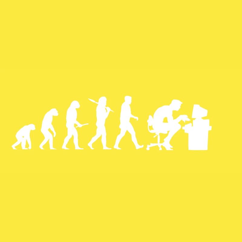 Evolution Computer Nerd! PC Nerd! IT! Technik!
