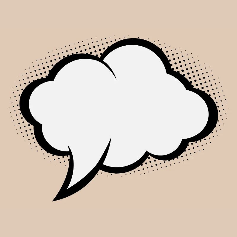 Comic speech bubble