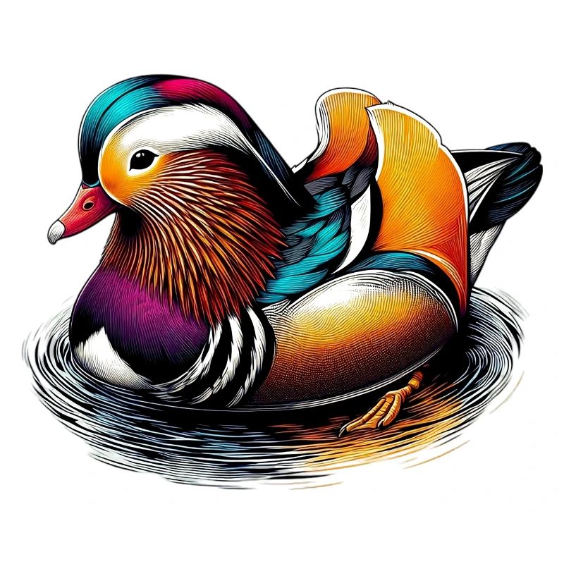 Mandarin duck