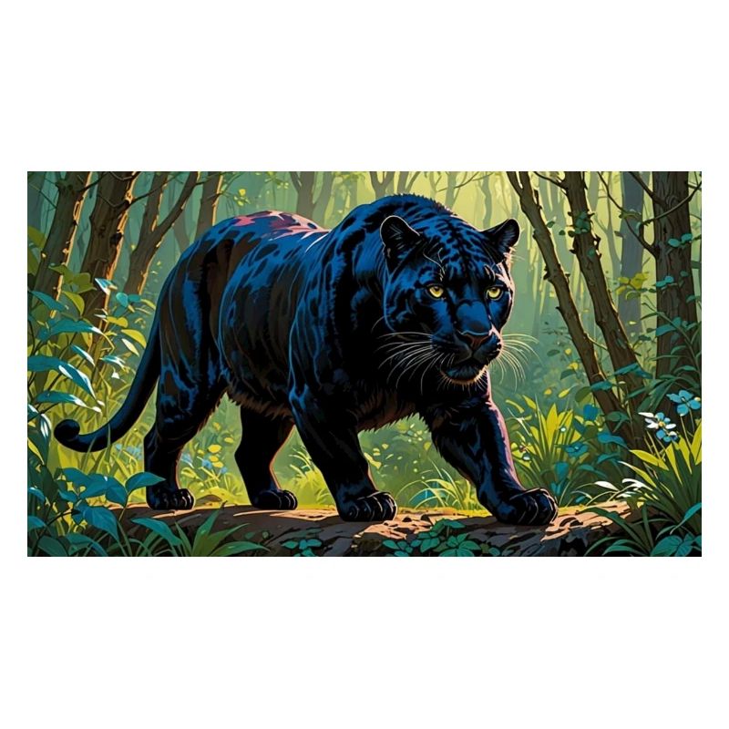 schwarzer panther