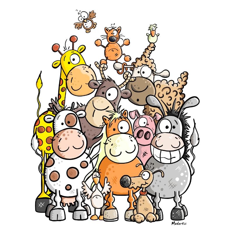 Tas géant de l'animal