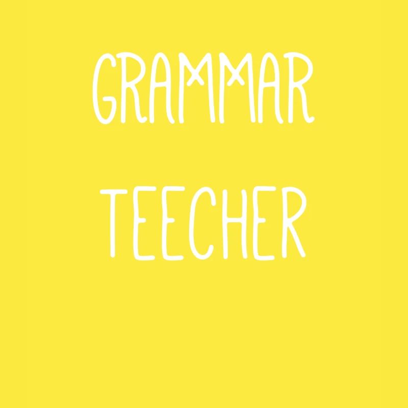 Professeur de grammaire autodérisoire