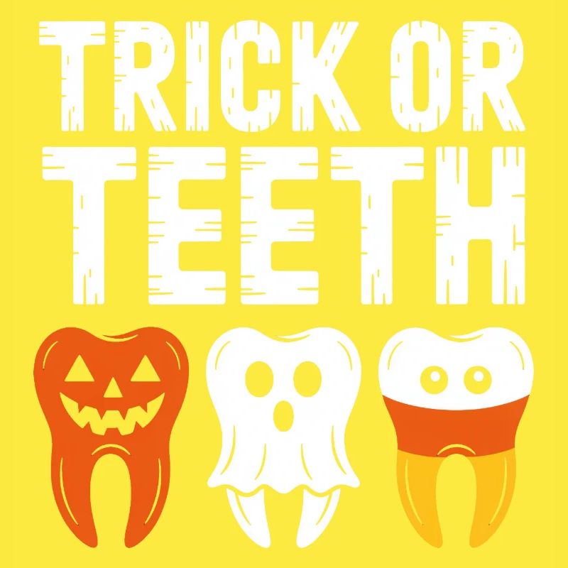 Trick oder Teeth Halloween-T-Shirt