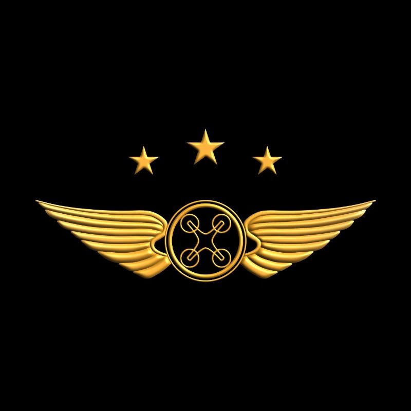 Drone Pilot - Drohnenpilot Emblem Abzeichen