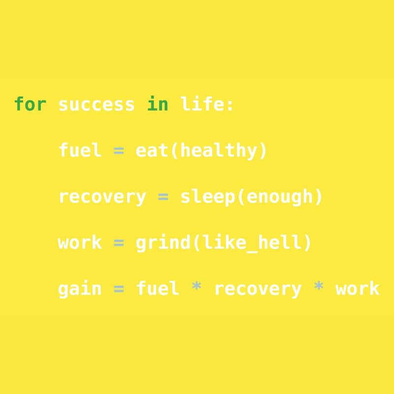 Python code, success, grinding, programming