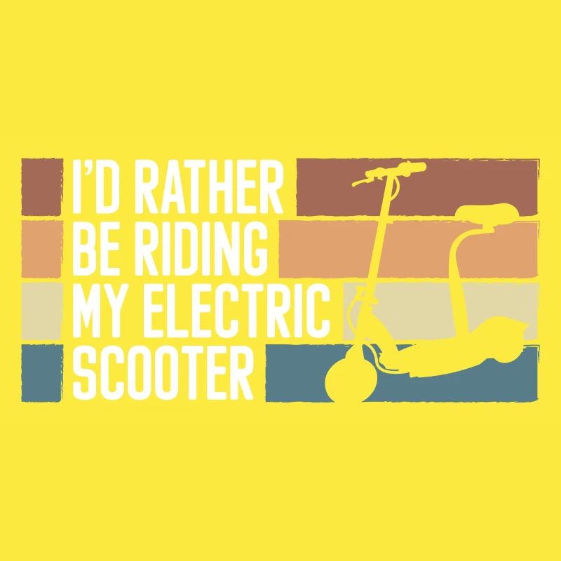 Rollerfahrer E-Roller Hybrid