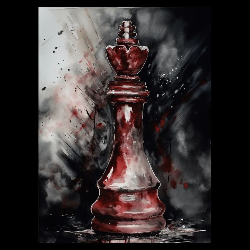 Red Chess Queen