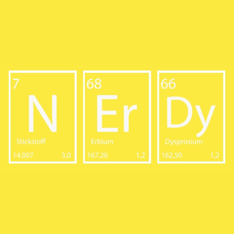 Nerdy Nerd proverbes Éléments