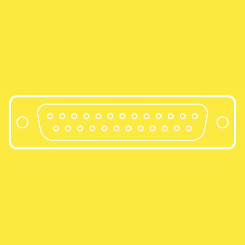 DB 25 Connector Parallel, Drucker
