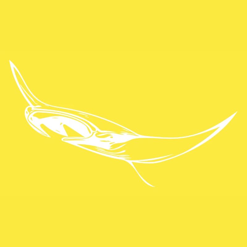 Elegant floating manta rays