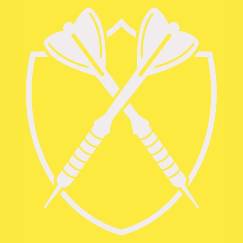 Croix de Bouclier de Fléchettes – Symbole de Précision