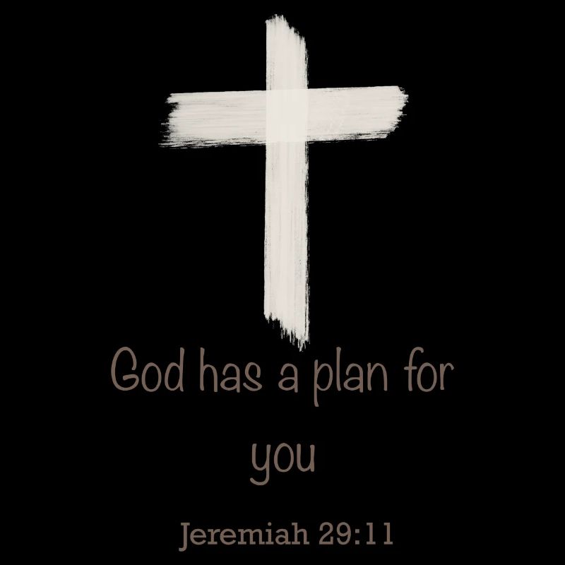 Dieu a un plan pour toi Kreuz Christ Glaube