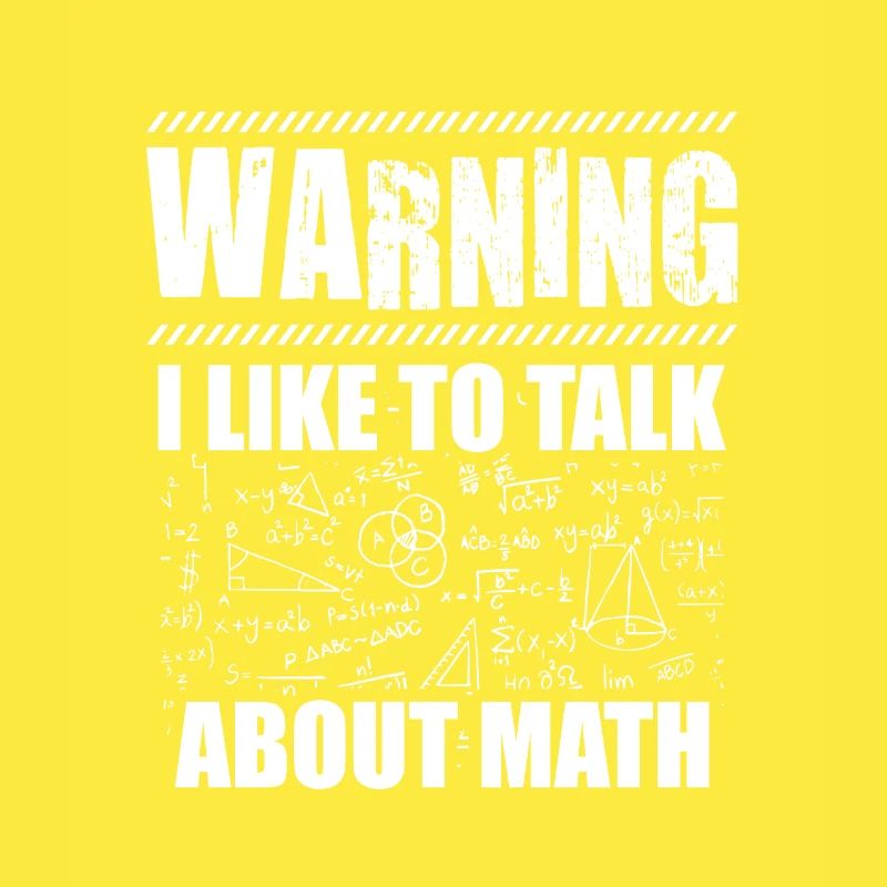 Warning mathematician| Math Teacher Gift Idea