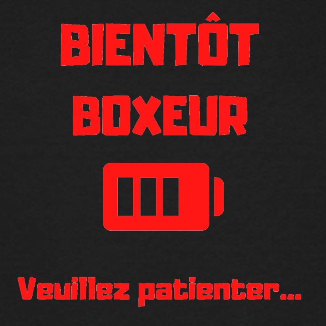 BIENTOT BOXEUR ROUGE