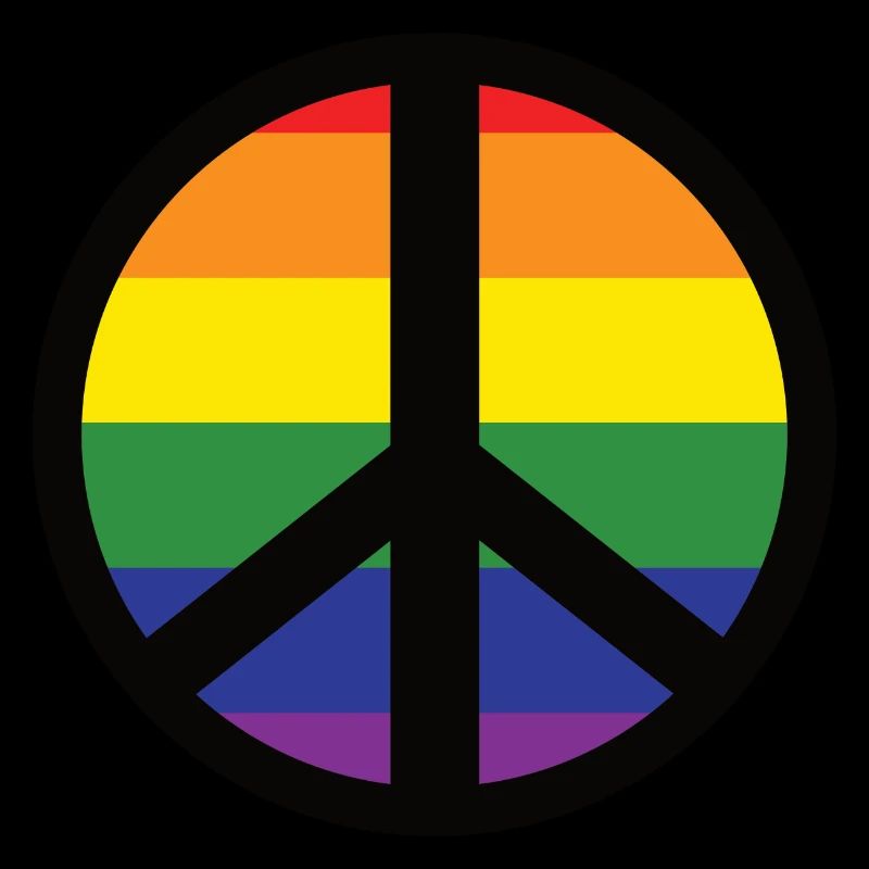 Friedenszeichen Peace LGBT