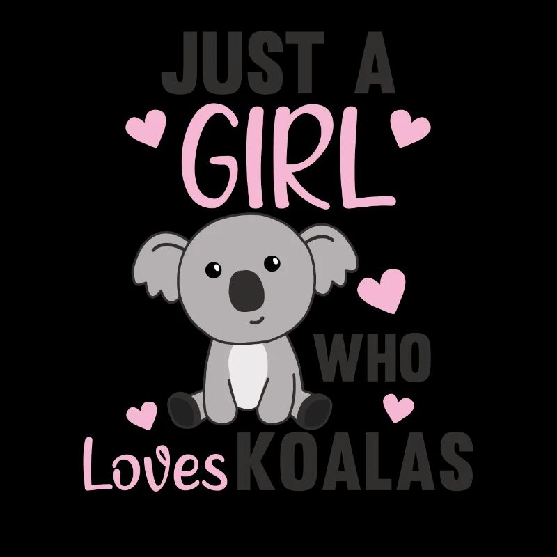 Bare en pige, der elsker koala søde koala