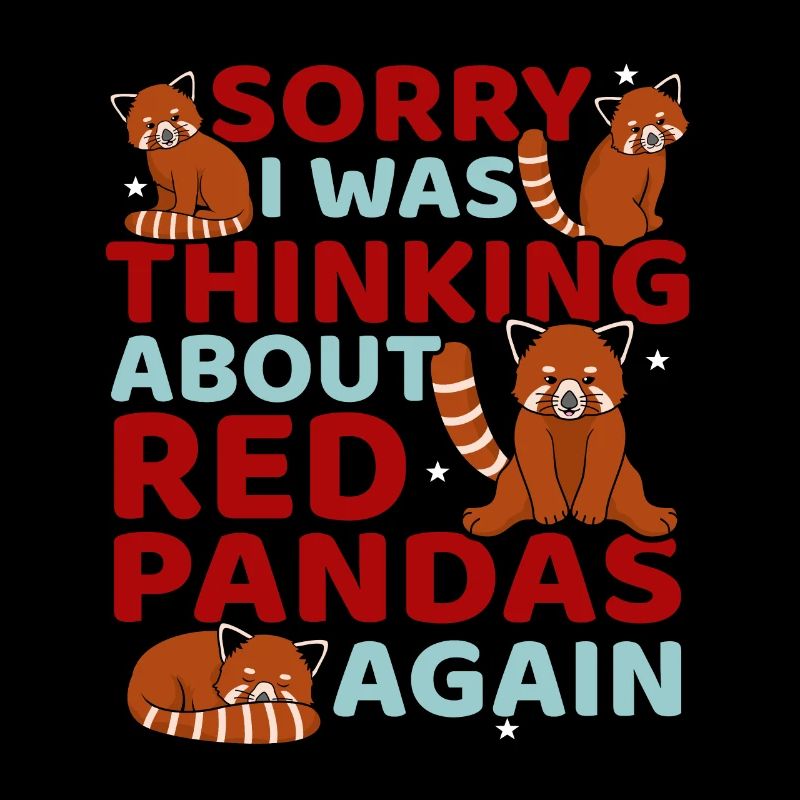 Amant de Panda rouge