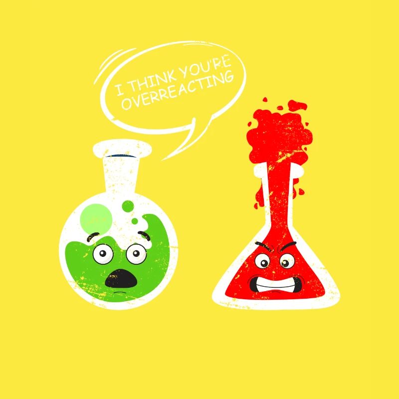 Chemistry Laboratory Technicians Joke Overreact Laboratory