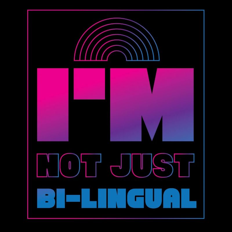 Bisexual Bi Pride Flag Pun I'M Not