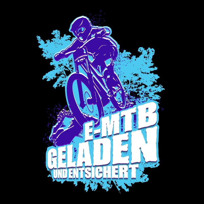 E-MTB Pedelec E-Bike chargé et non sécurisé