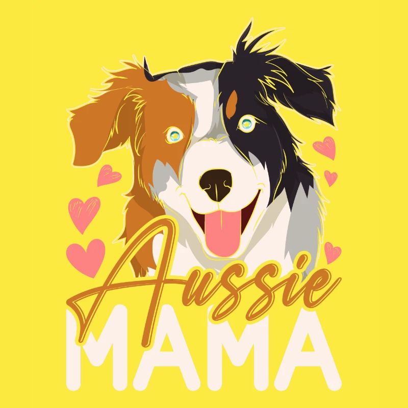 Muttertag Hunde Geschenkidee Australian Shepherd