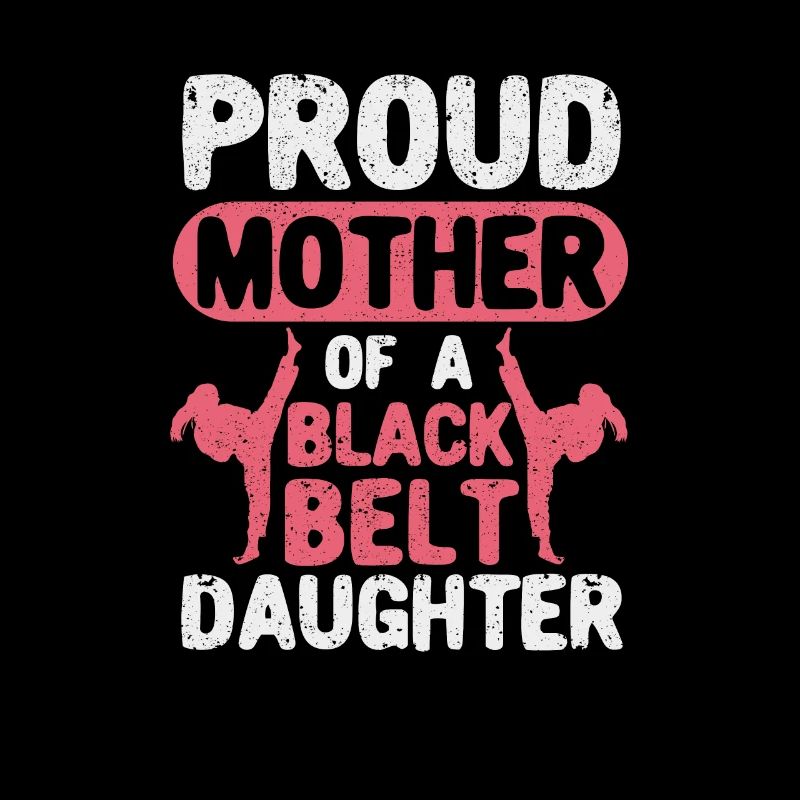 Lustige Karate-Mutter Judo Stolze Mutter