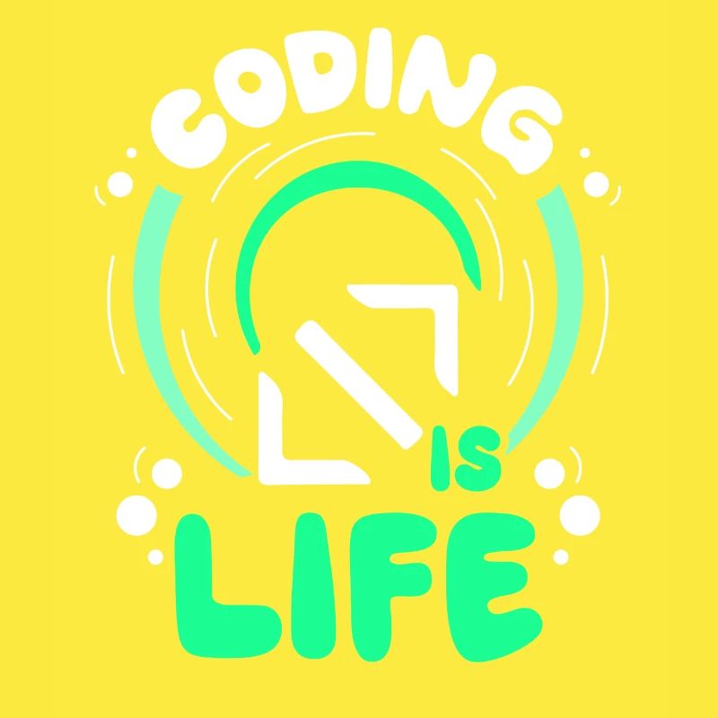 Coding Ist Leben Code Coder Programmierer