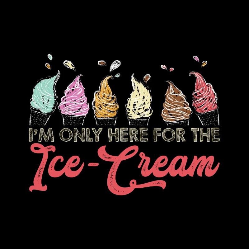 Ice cream logo Summer Soft Ice Cream Gift Idea