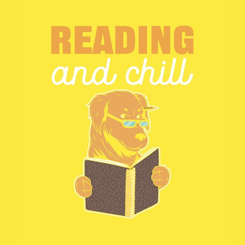 Reading and Chill Book Lover Librarian Book Reader