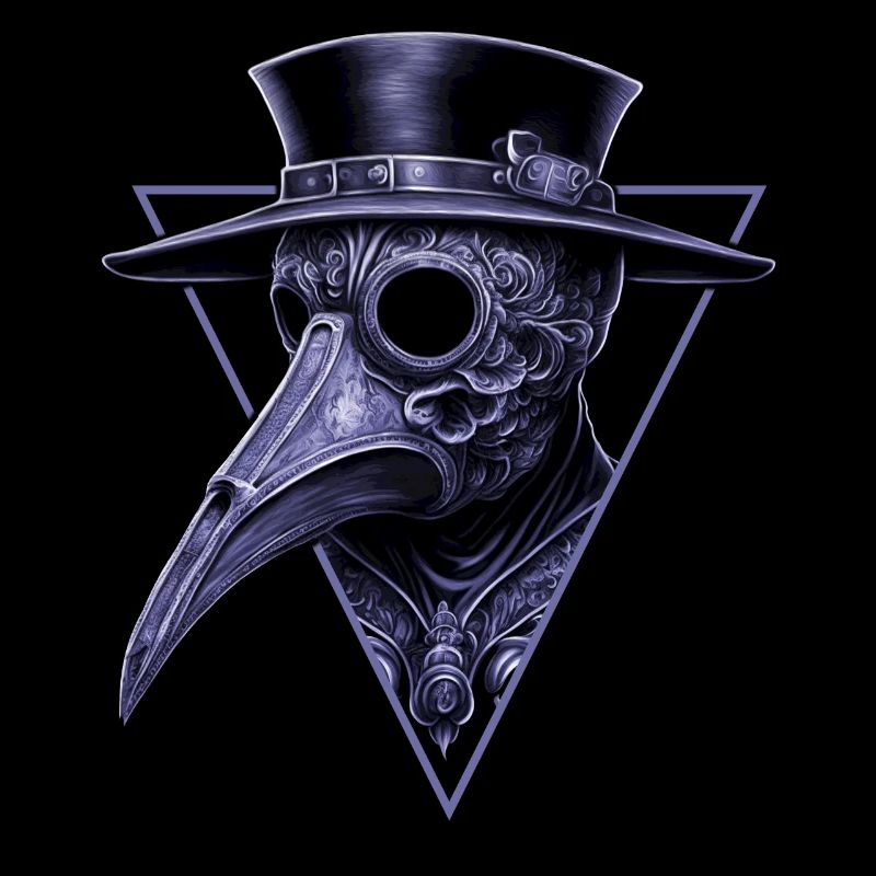 Peste ornée Docteur Sculpture complexe