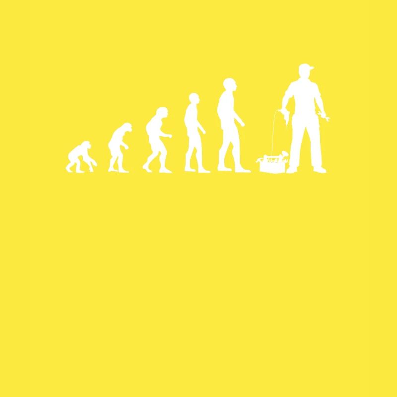 evolution handyman humor DIY mann geschenk